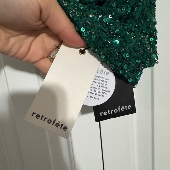 Retrofete Green Sequin Camisole - Picture 4 of 6